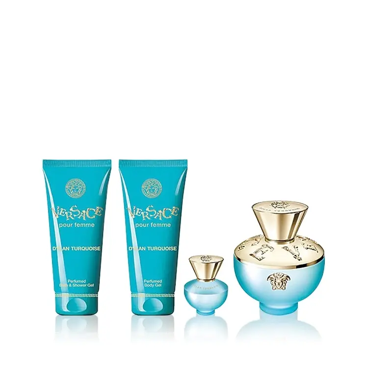 Versace Dylan Turquoise EDT 100ml 4 Piece Gift Set