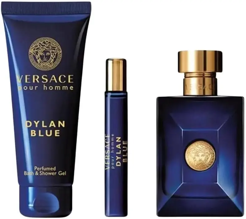 Versace Dylan Blue Pour Homme EDT 100ml 3 Piece Gift Set