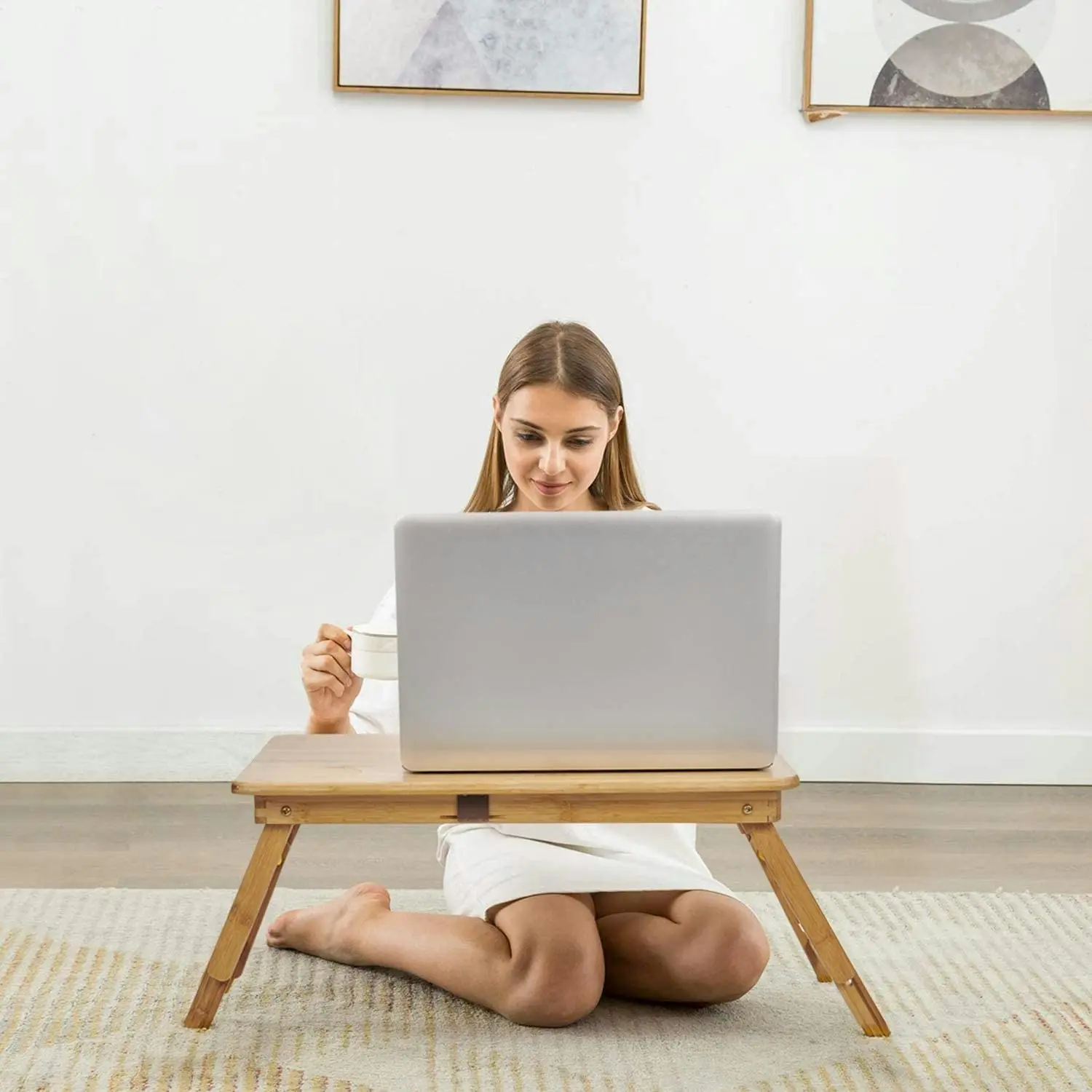 Vistara Bamboo Laptop Table