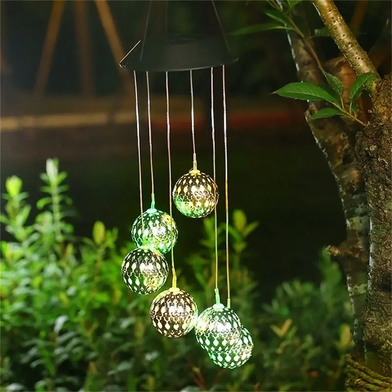 25th Solar LED Colour Changing Windchime