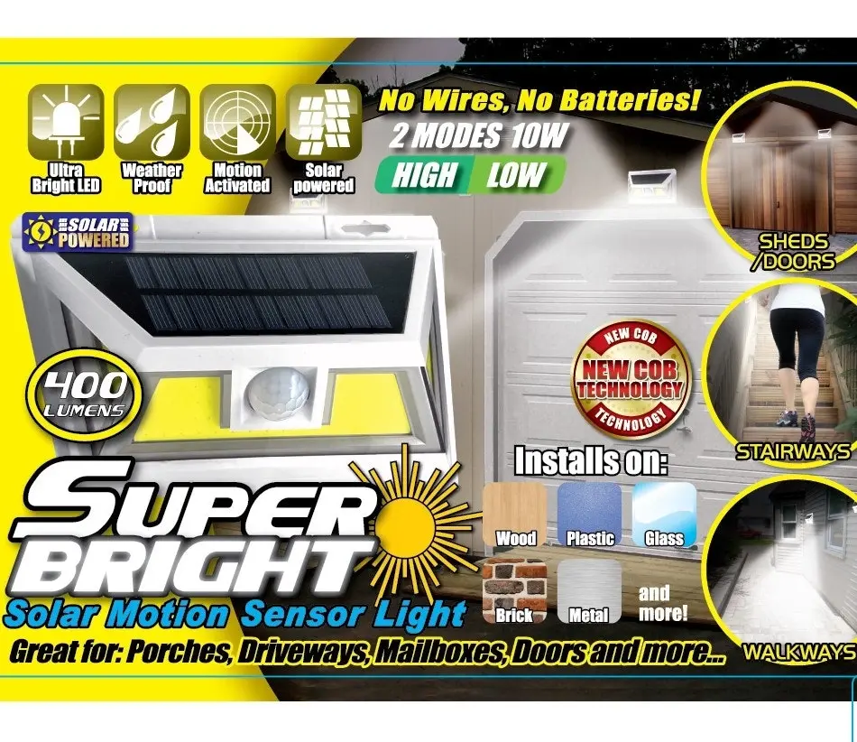 25th Super Bright Solar Motion Sensor Light