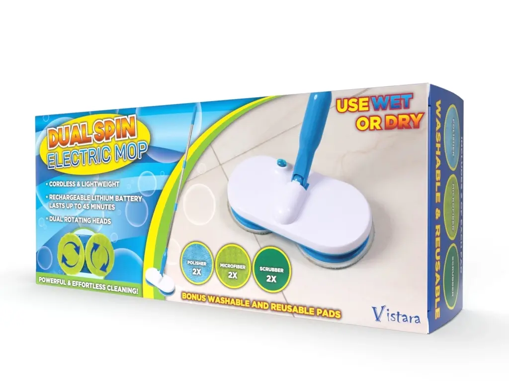 Vistara Dual Spin Electric Mop