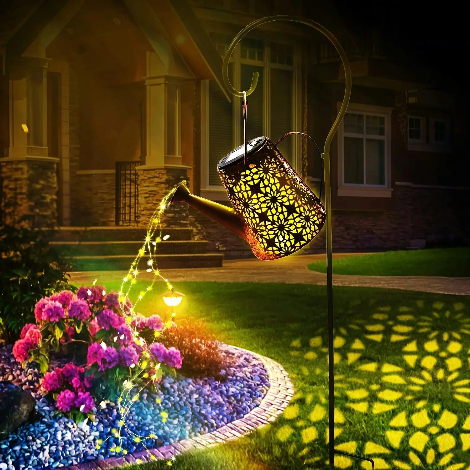 25th Hour Solar Garden Watering Can