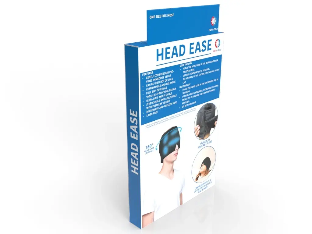 Head Ease Soothing Compression Wrap for Natural Relief & Relaxation