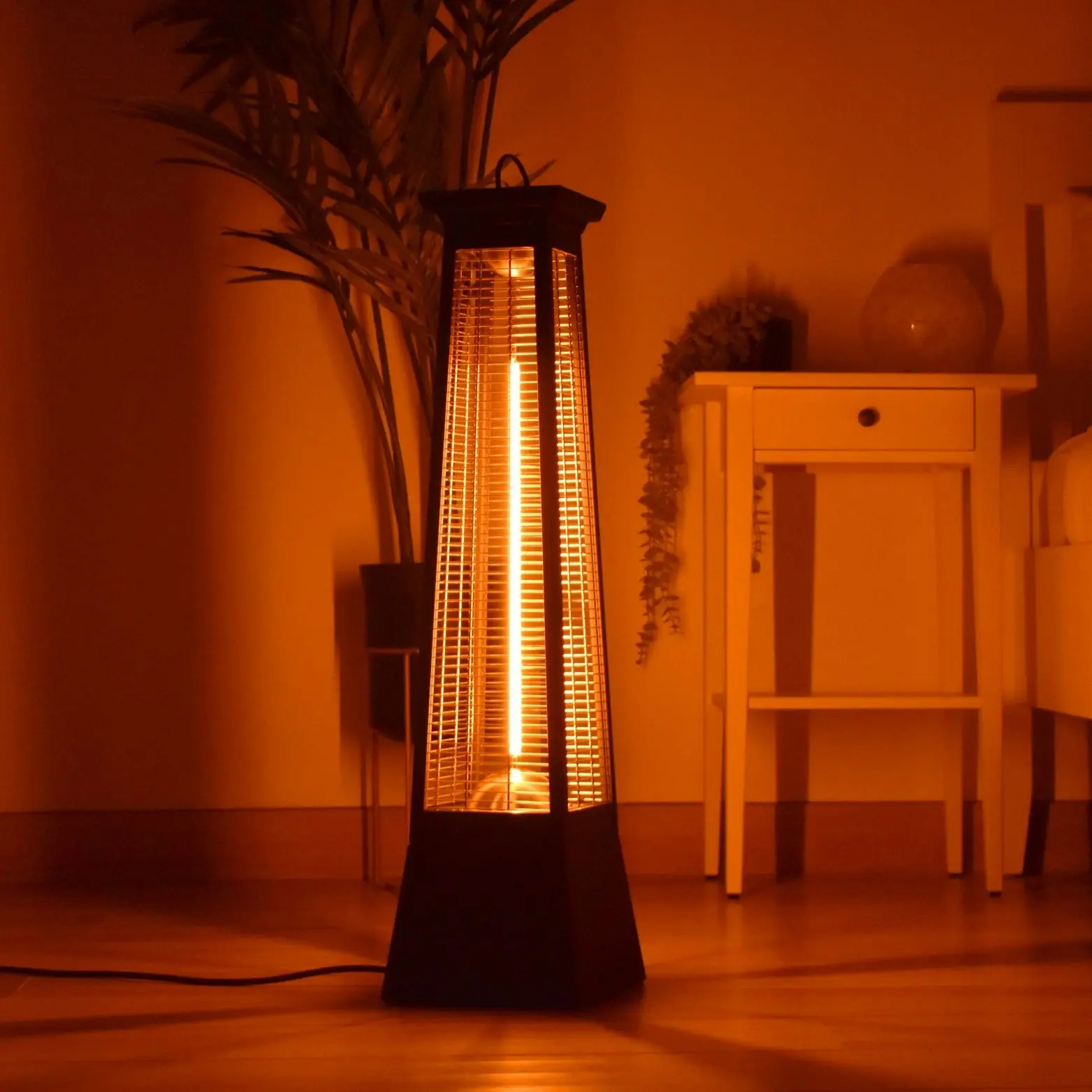 Hotto Volcano Tower Infrared Heater - 2 x Heaters