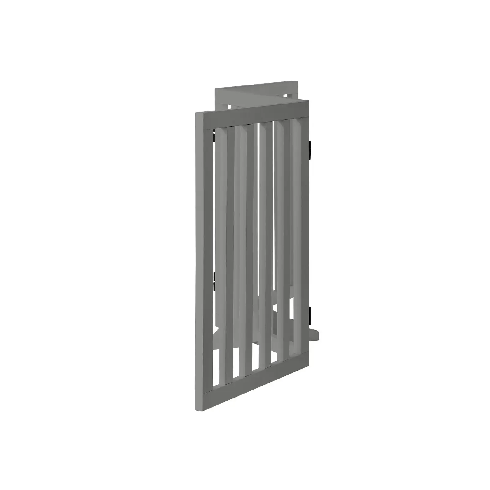 Alopet Wooden Pet Gate Dog Fence 142x60.5cm 3 Panels Safety Stair Barrier Security Door