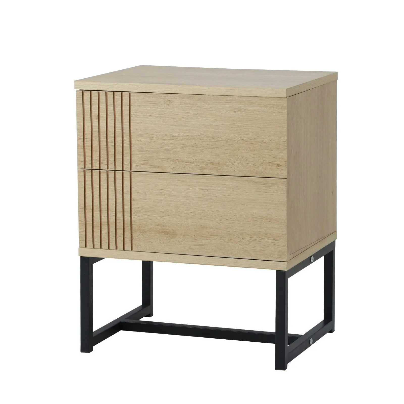 Oikiture Bedside Tables Side Table Bedroom Storage