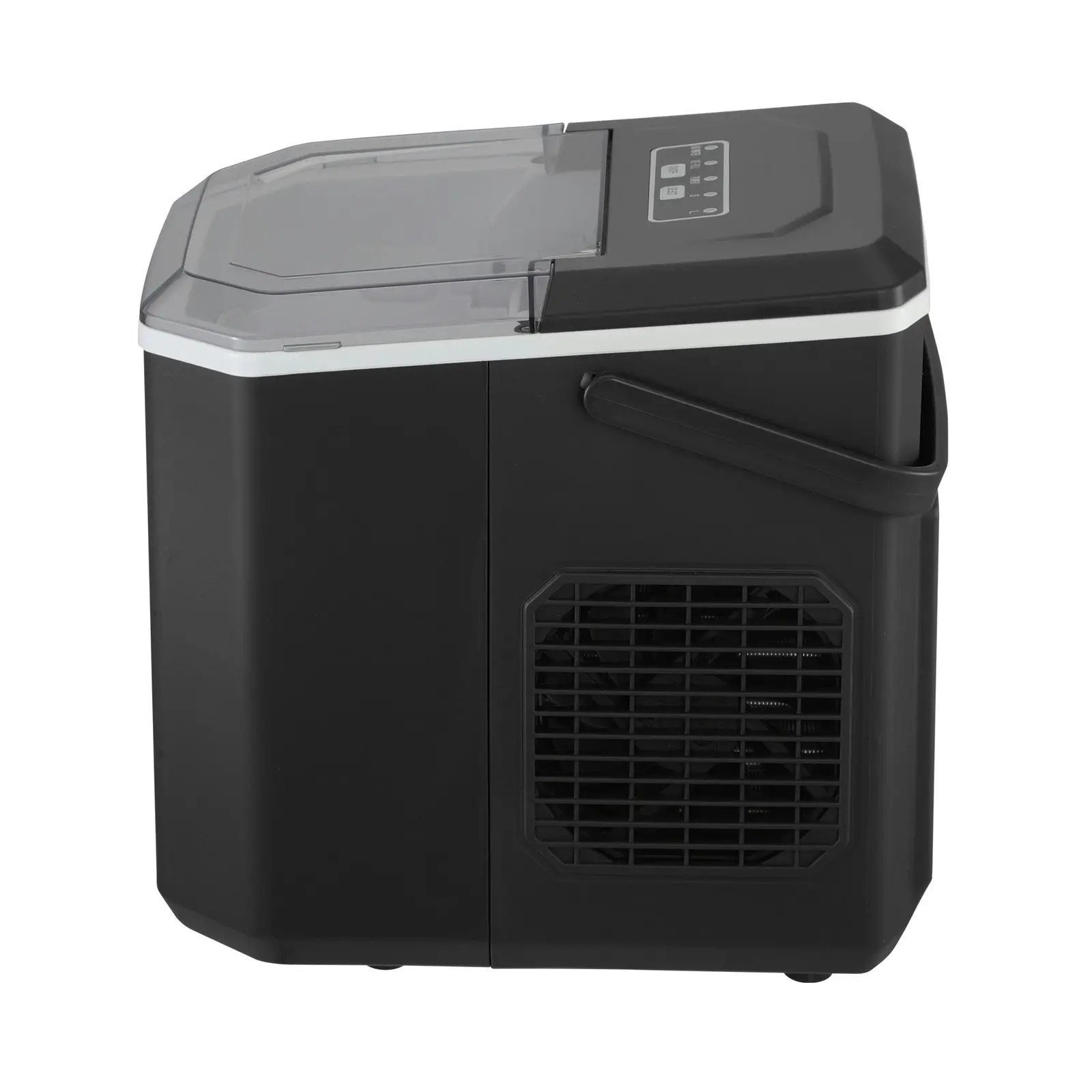 Vevare Portable Ice Maker Machine With Handle Black