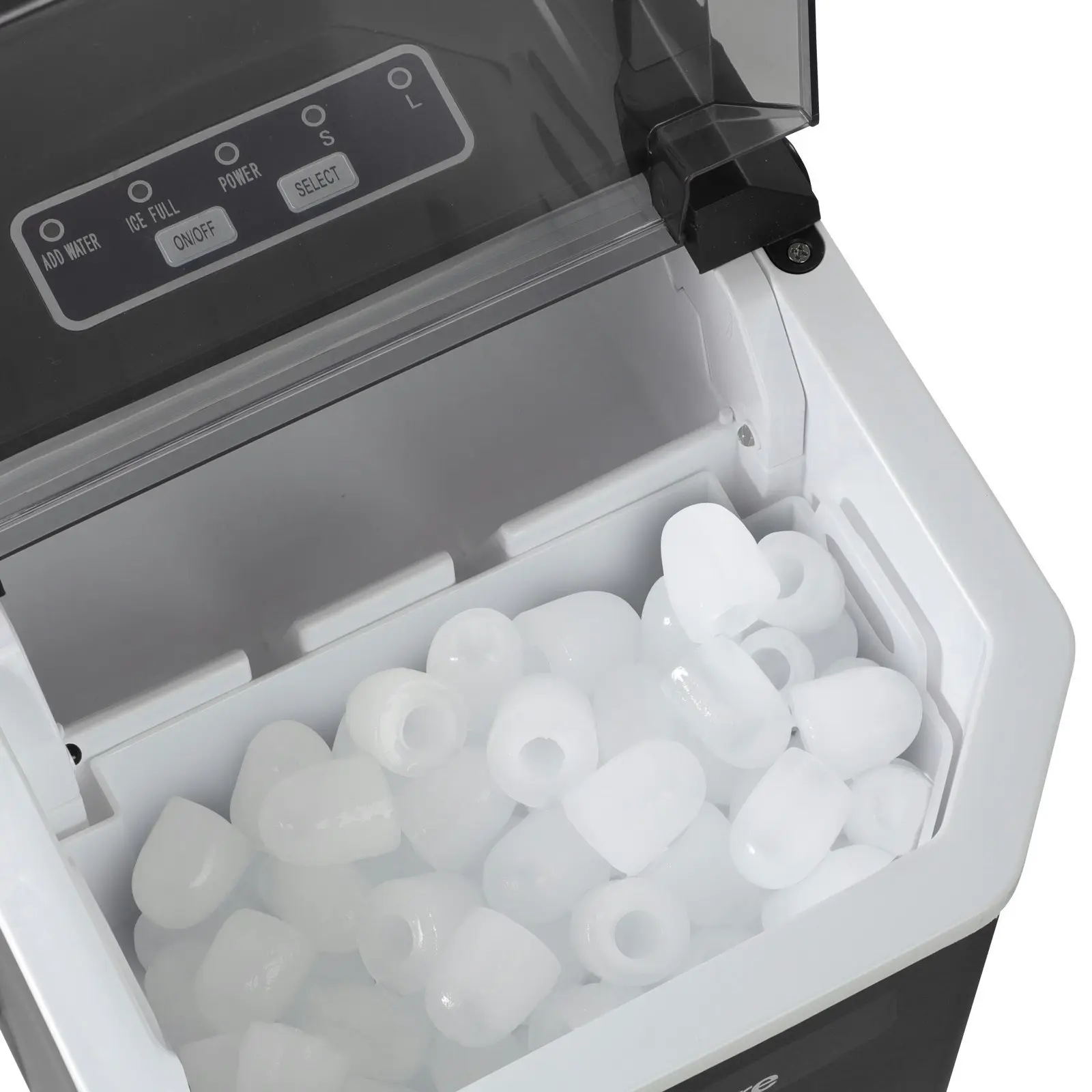 Vevare Portable Ice Maker Machine With Handle Black