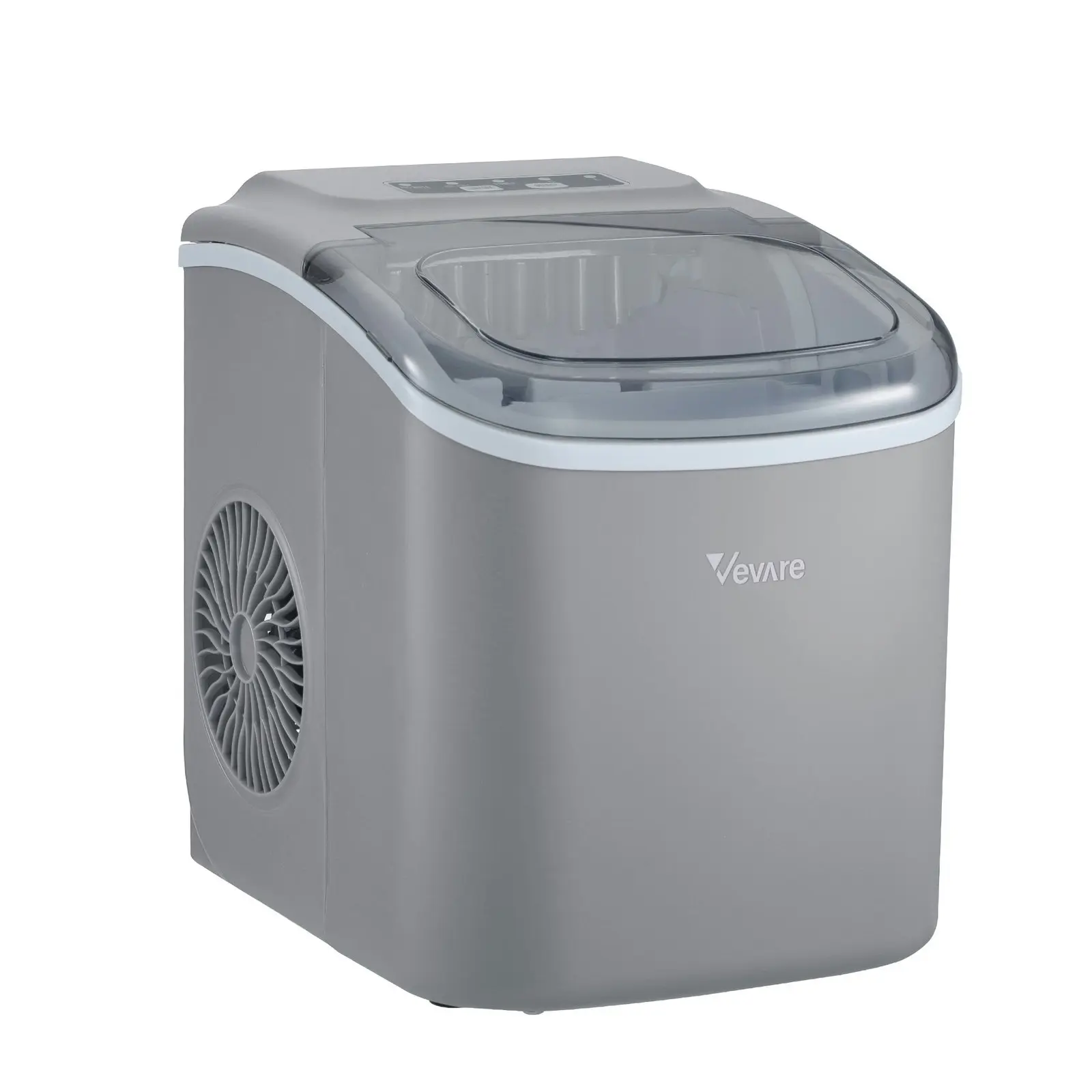 Vevare Portable Ice Maker Machine Grey