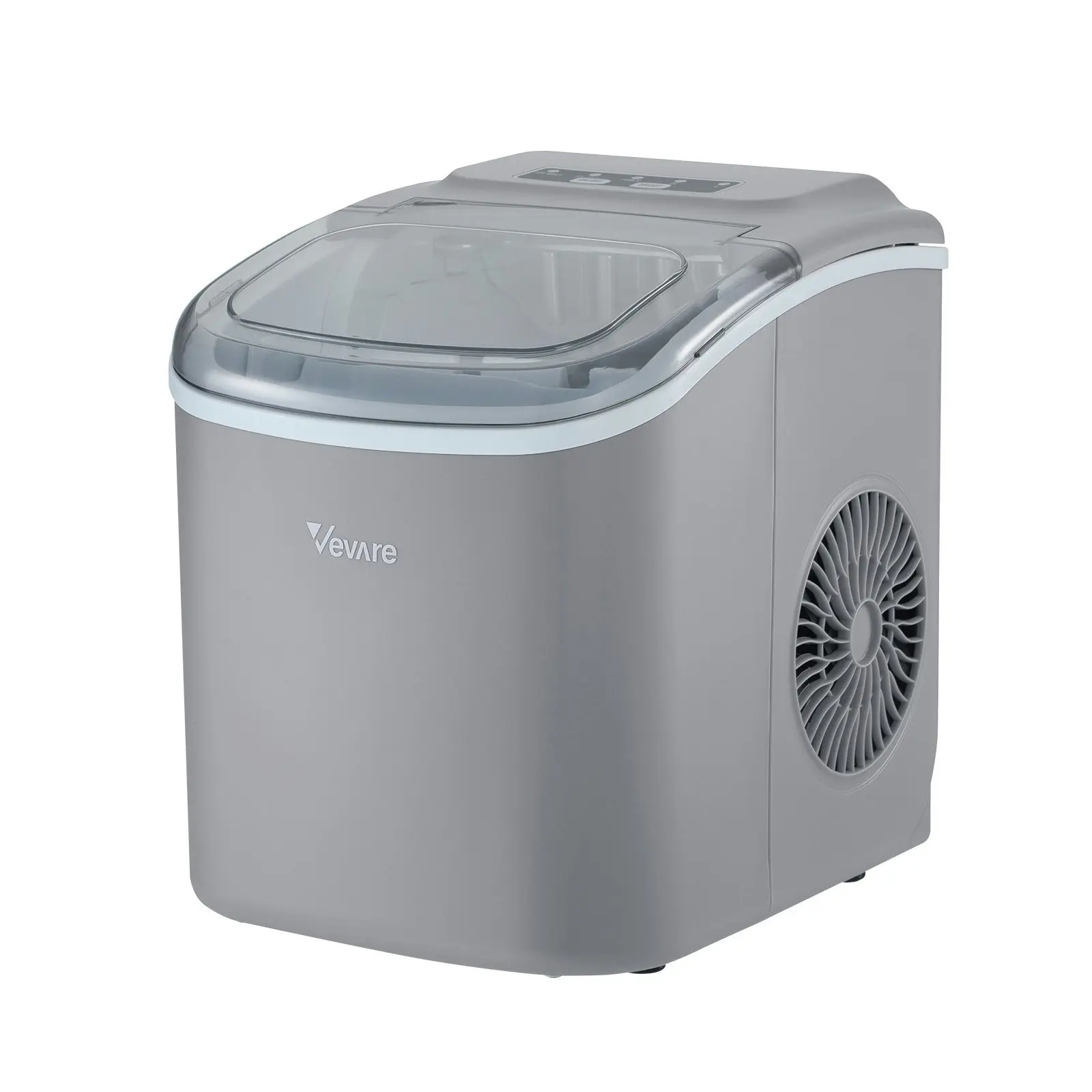 Vevare Portable Ice Maker Machine Grey