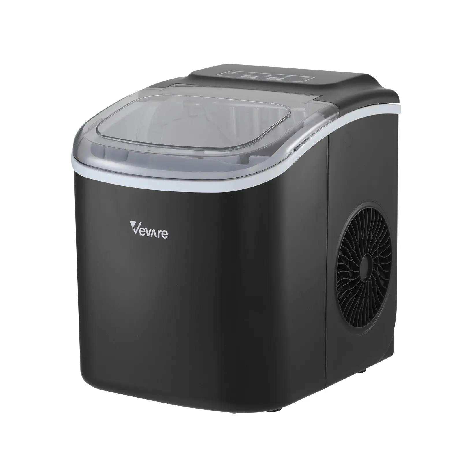 Vevare Portable Ice Maker Machine Black