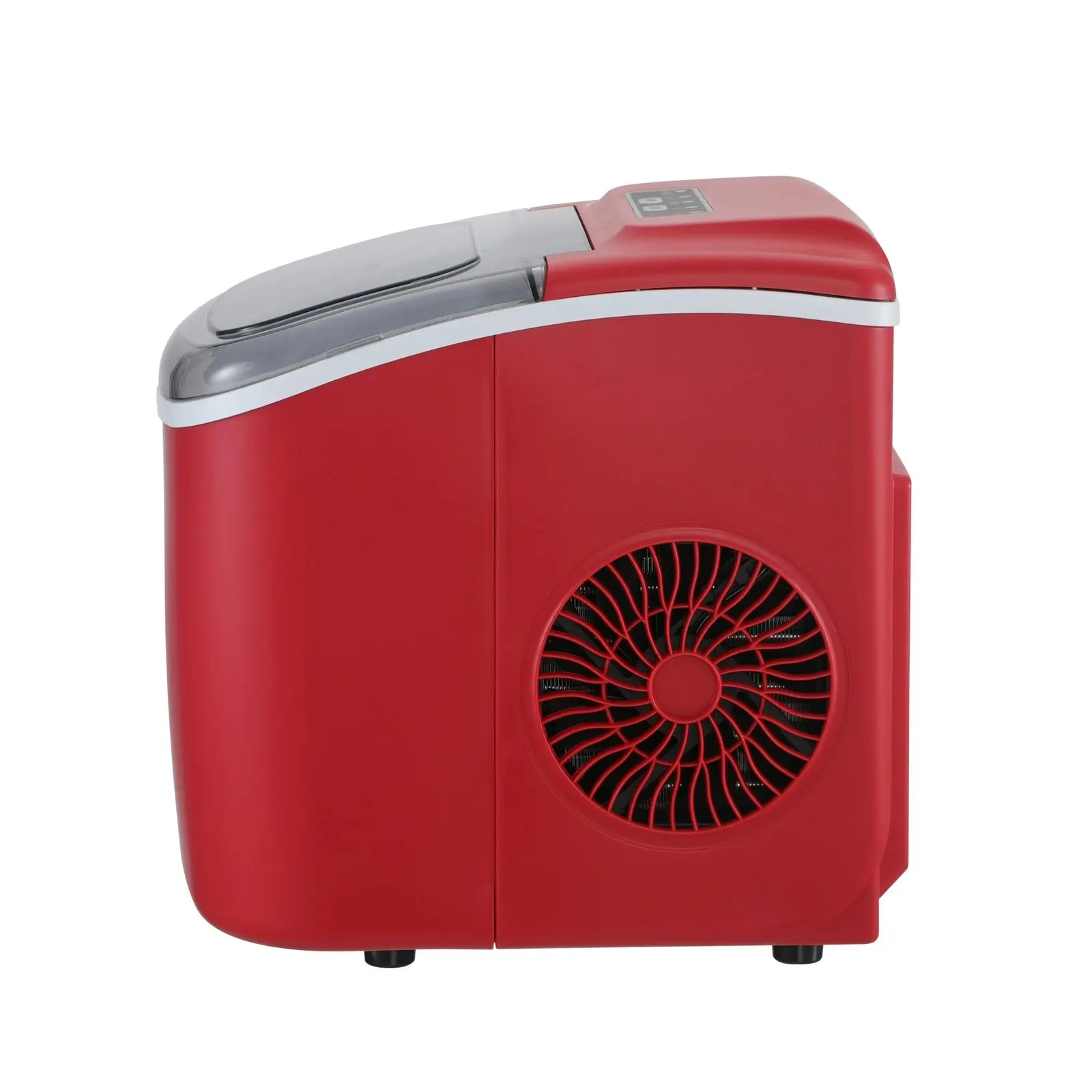 Vevare Portable Ice Maker Machine Red