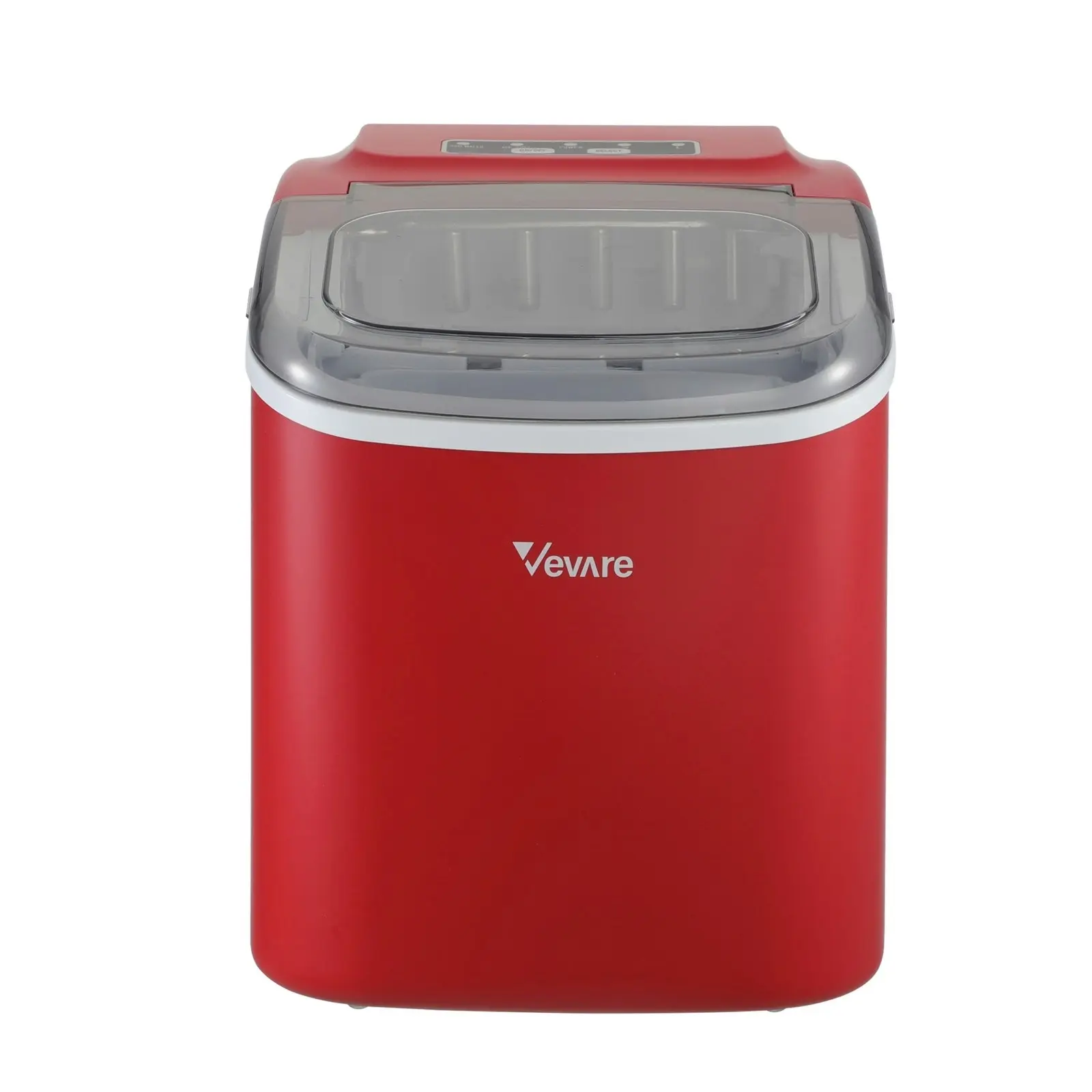 Vevare Portable Ice Maker Machine Red