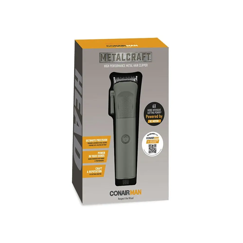 ConairMan Electric MetalCraft Japanese Steel Hair Clipper Grooming Tool