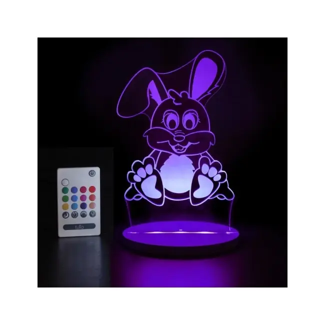 Tulio Dream Lights LED Night Lamp w/ Remote Kids Home/Bedroom 26.5cm Rabbit