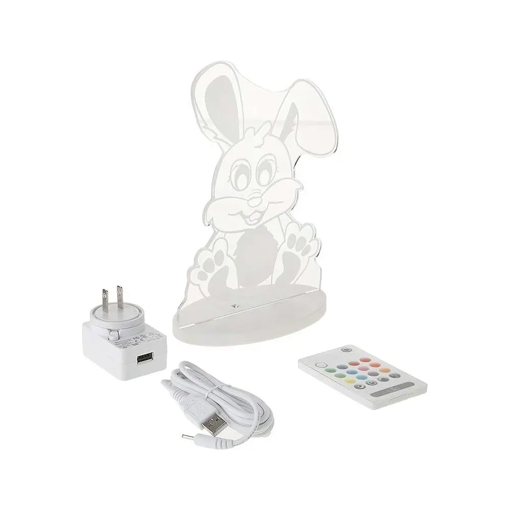 Tulio Dream Lights LED Night Lamp w/ Remote Kids Home/Bedroom 26.5cm Rabbit