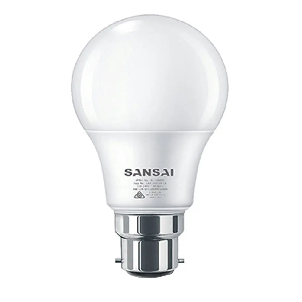 8PK Sansai 12W B22 Bayonet LED Light Bulb Globe 3000K 1050 Lumens Warm White