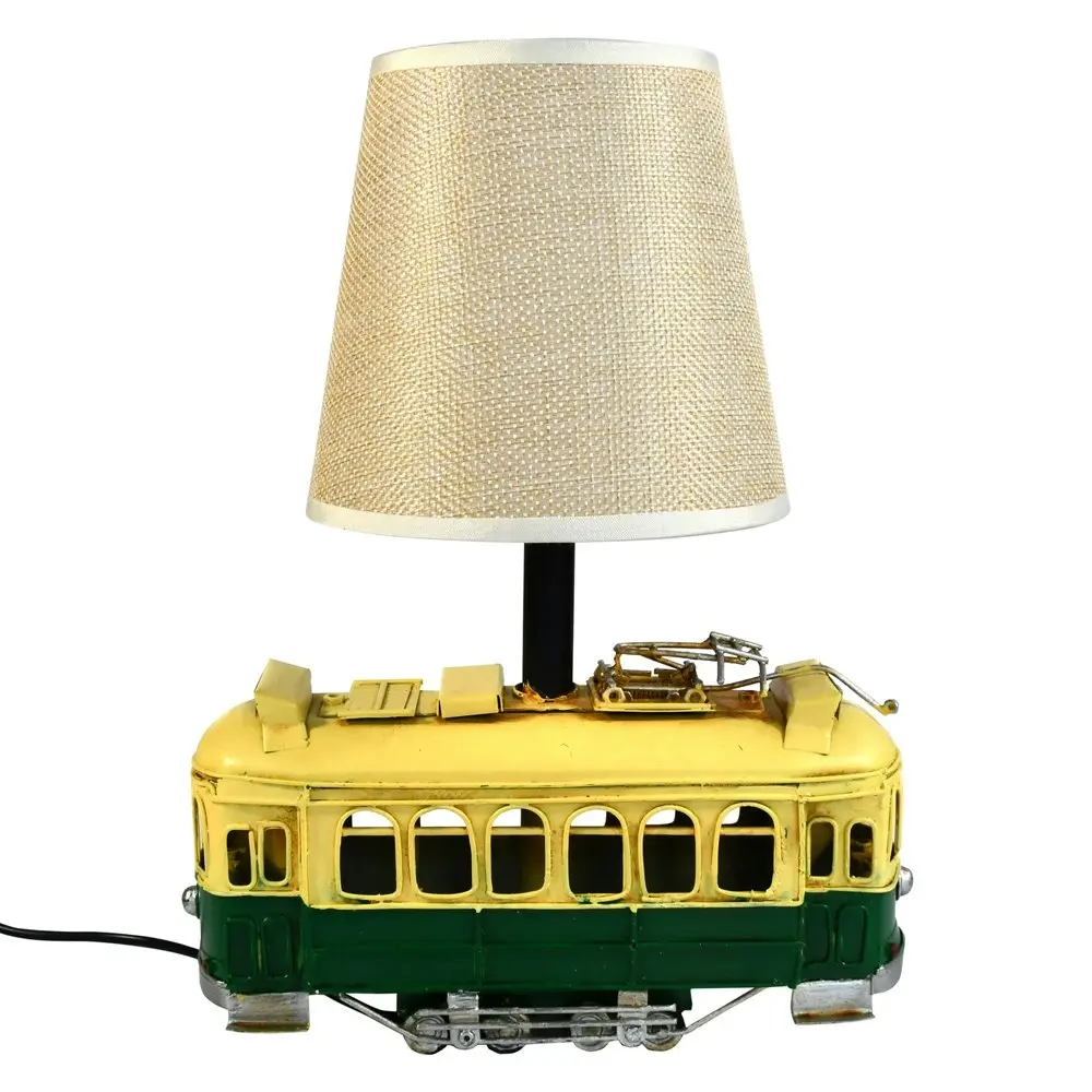 Auto Petit USB LED Desk/Table Lamp Melbourne Tram 20x26cm Retro Home Décor