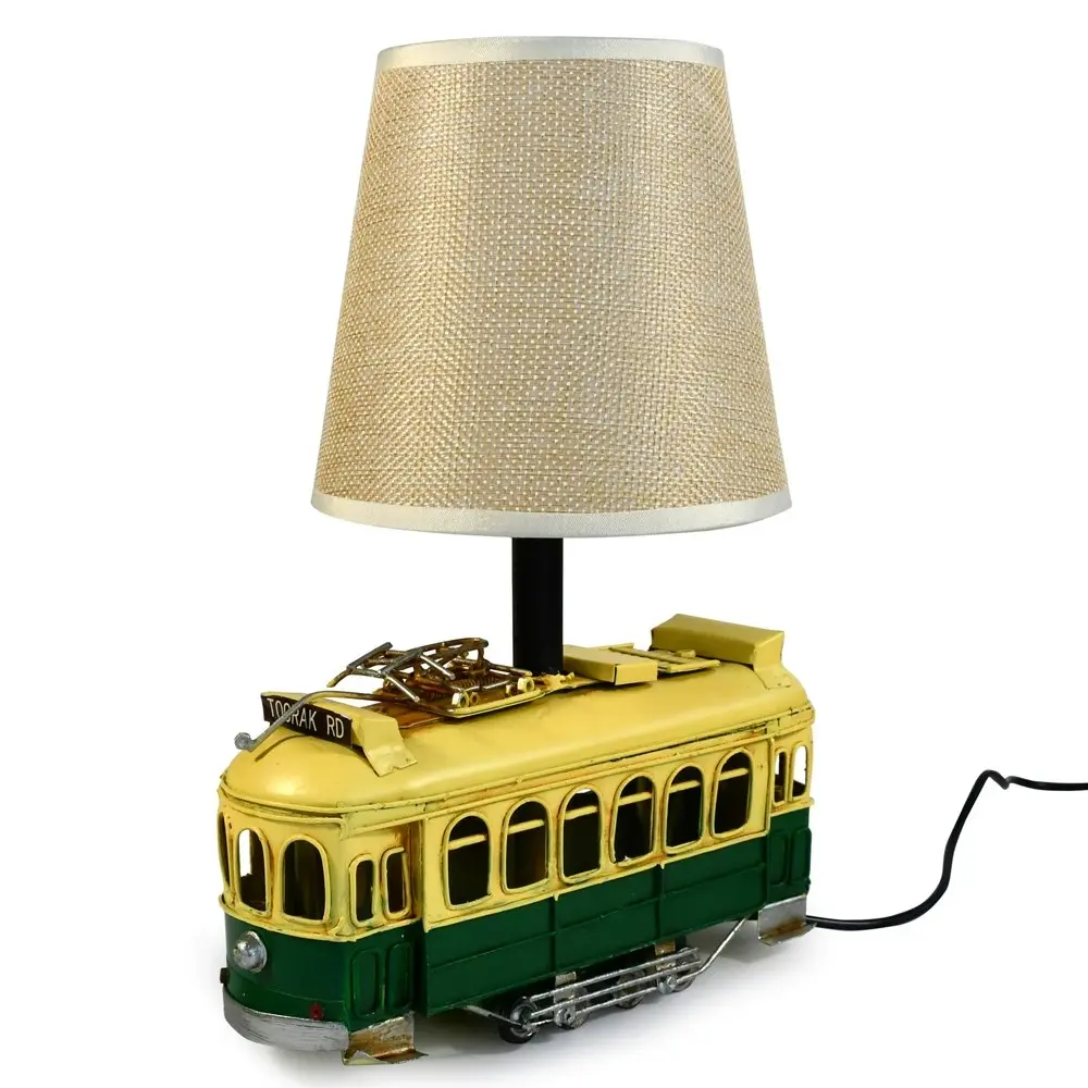 Auto Petit USB LED Desk/Table Lamp Melbourne Tram 20x26cm Retro Home Décor