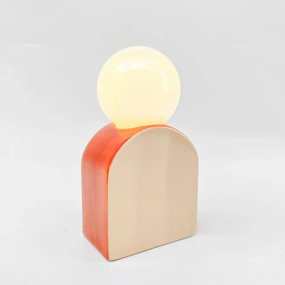 Urban Products Arch Globe LED Home Decor Decorative Light Orange Peach 19cm