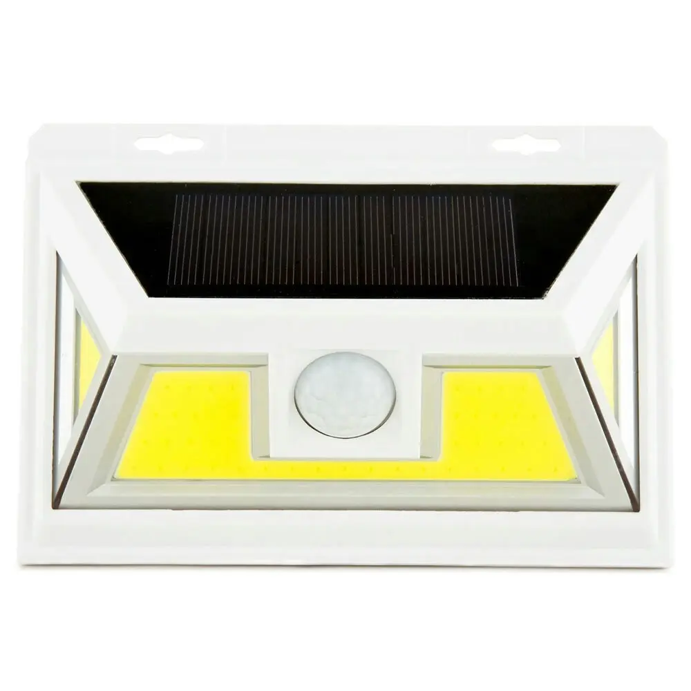 Super Bright Solar Motion LED Outdoor Weather Proof Sensor COB Light 400lm 10w