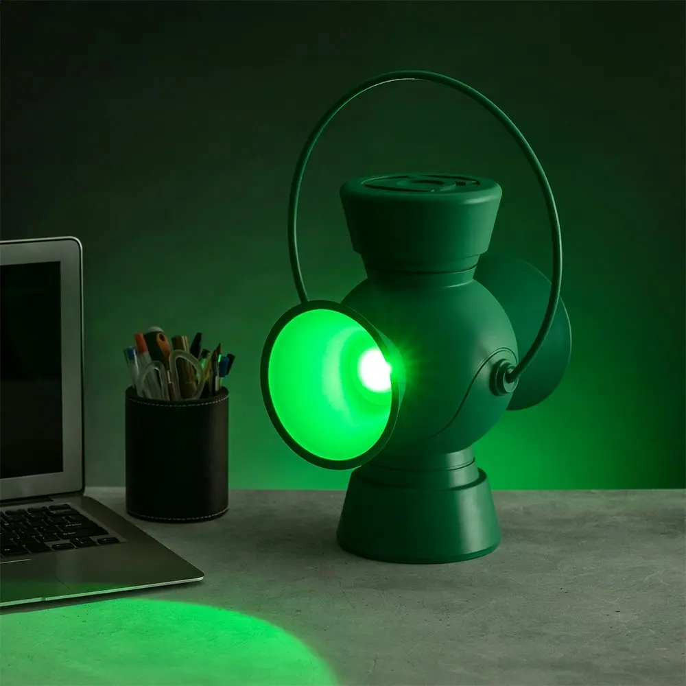 Paladone 29.2cm Green Lantern Lamp Kids/Children Bedroom Decor Night Light