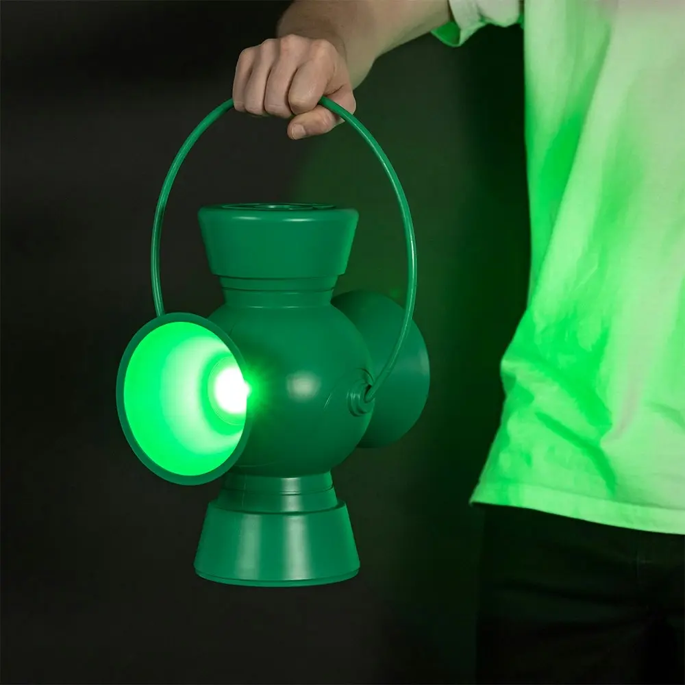 Paladone 29.2cm Green Lantern Lamp Kids/Children Bedroom Decor Night Light