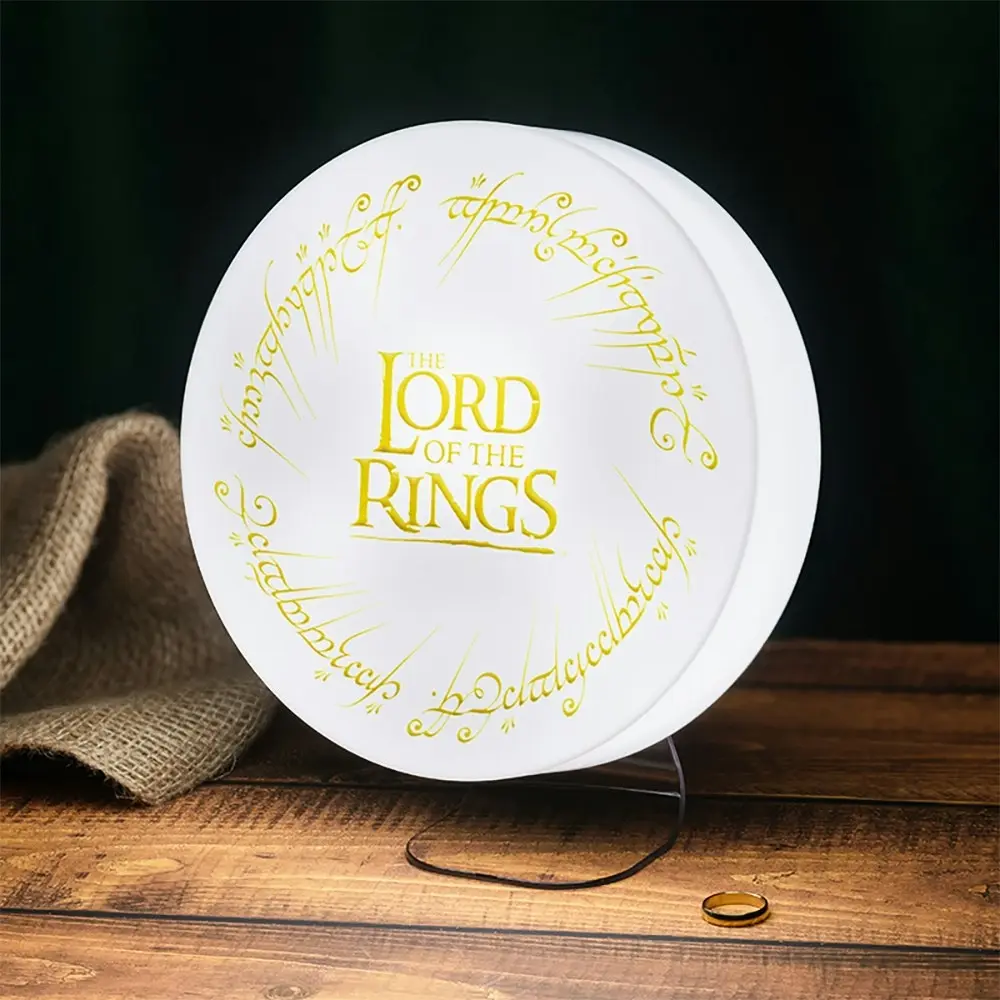 Paladone 23cm The Lord Of The Rings Logo Light Kids Bedside Table/Wall Lamp