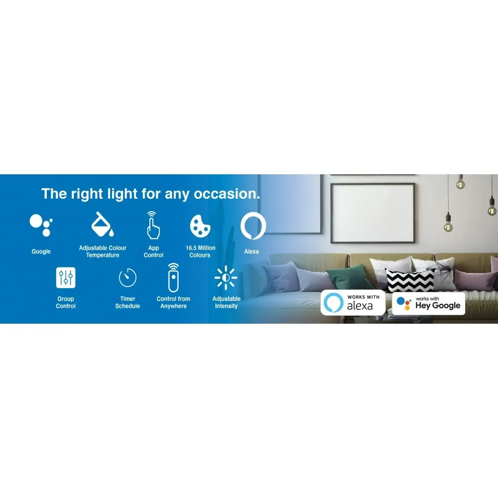 Laser Smarthome Smart LED RBG/White Strip Light/Lighting Voice/App Controlled 5m