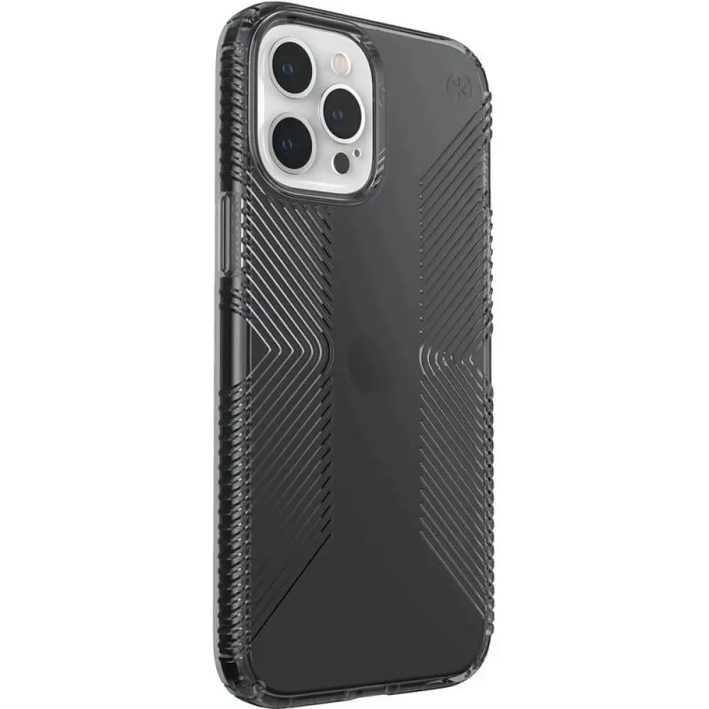 Speck Presidio Perfect Clear Grip Suits Iphone 12 Pro Max - Black Obsidian