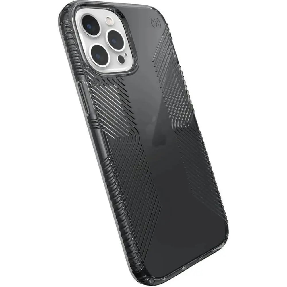 Speck Presidio Perfect Clear Grip Suits Iphone 12 Pro Max - Black Obsidian