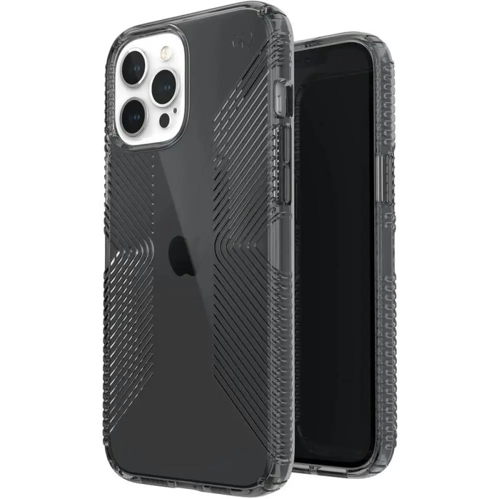 Speck Presidio Perfect Clear Grip Suits Iphone 12 Pro Max - Black Obsidian