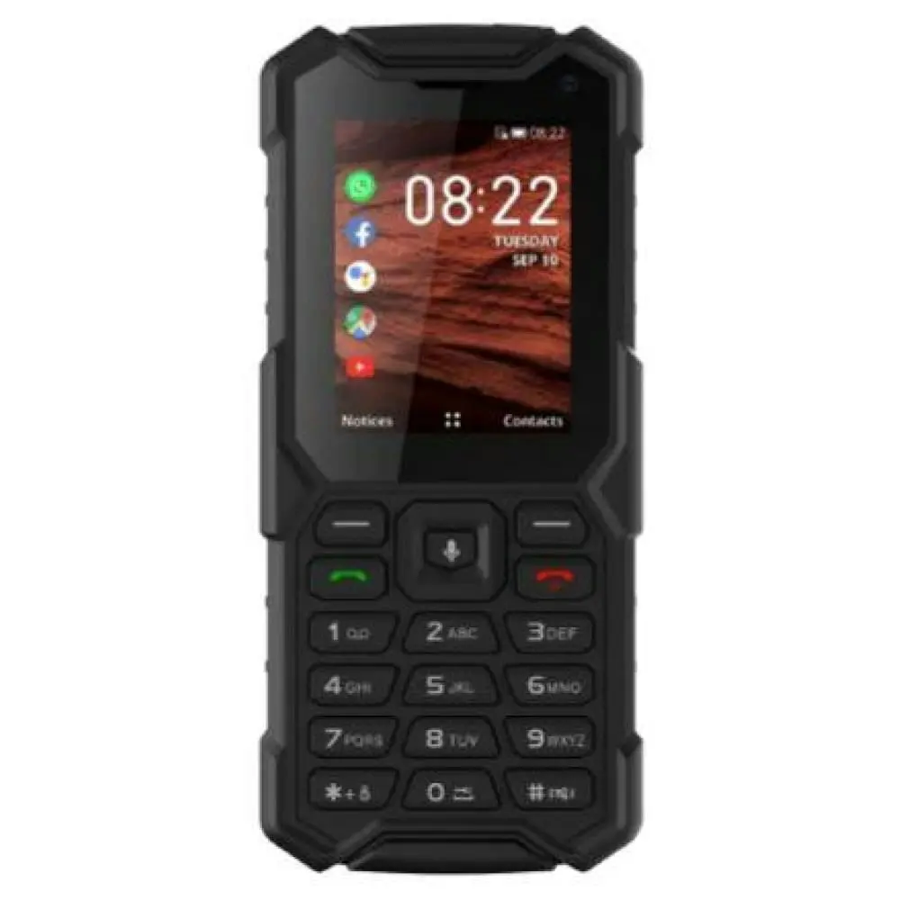 Aspera R40 4G Rugged Candybar Phone - Black