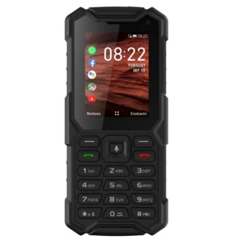 Aspera R40 4G VOLTE Rugged Candybar Phone - Black