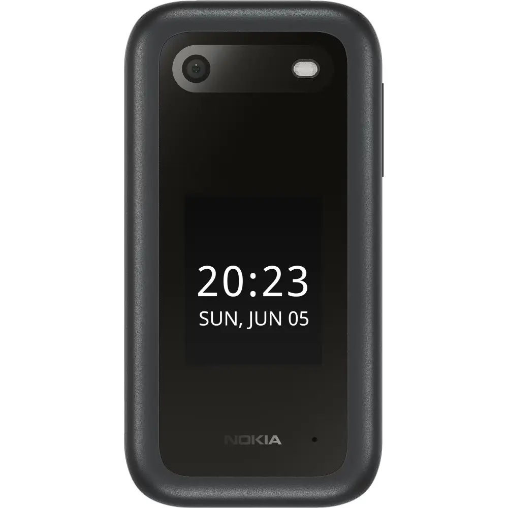 Nokia 2660 Dual SIM 4G FLIP BIG Button Phone Unlocked - Black