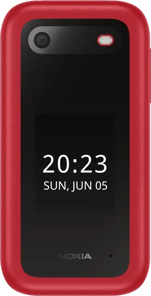 Nokia 2660 Dual SIM 4G FLIP BIG Button Phone Unlocked - Red