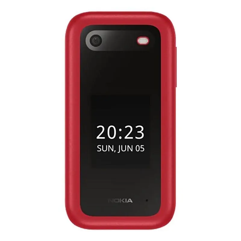 Nokia 2660 Dual SIM 4G FLIP BIG Button Phone Unlocked - Red