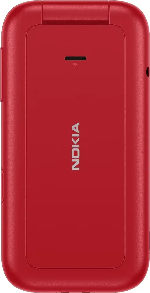 Nokia 2660 Dual SIM 4G FLIP BIG Button Phone Unlocked - Red