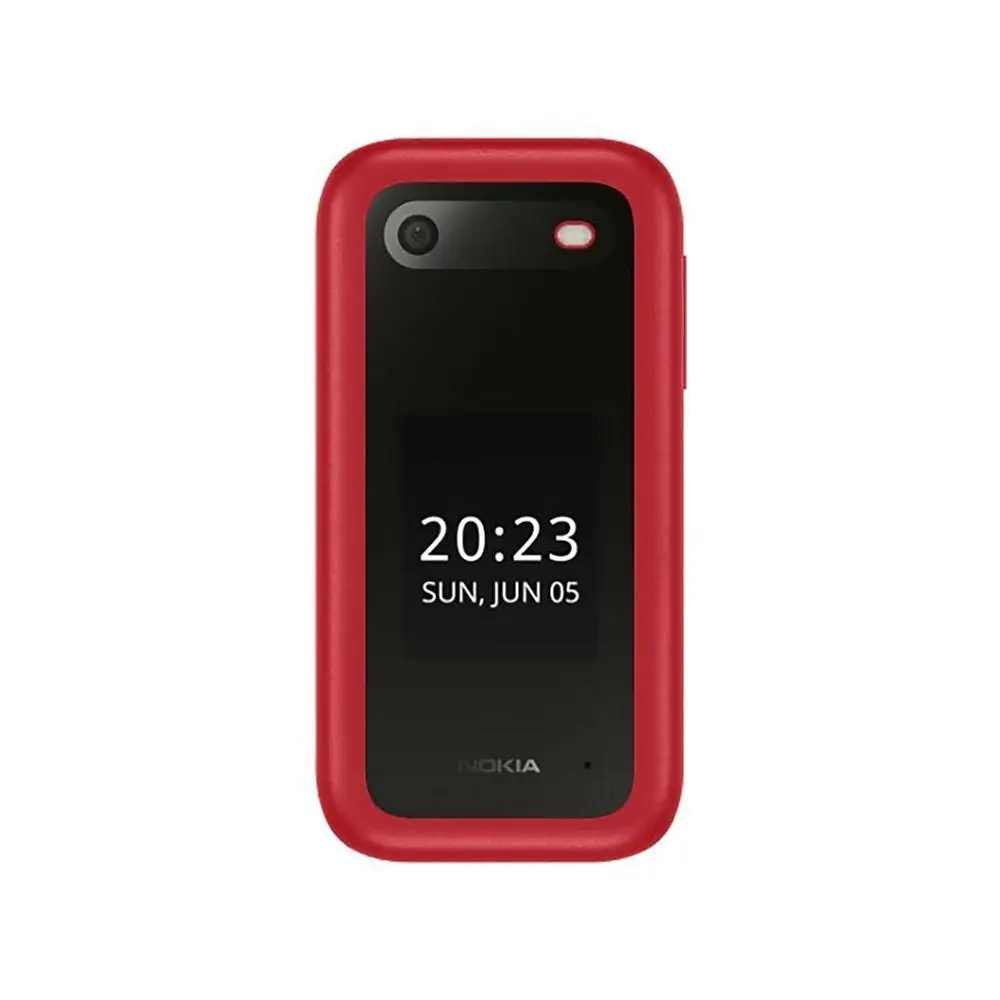 Nokia 2660 Dual SIM 4G FLIP BIG Button Phone Unlocked - Red