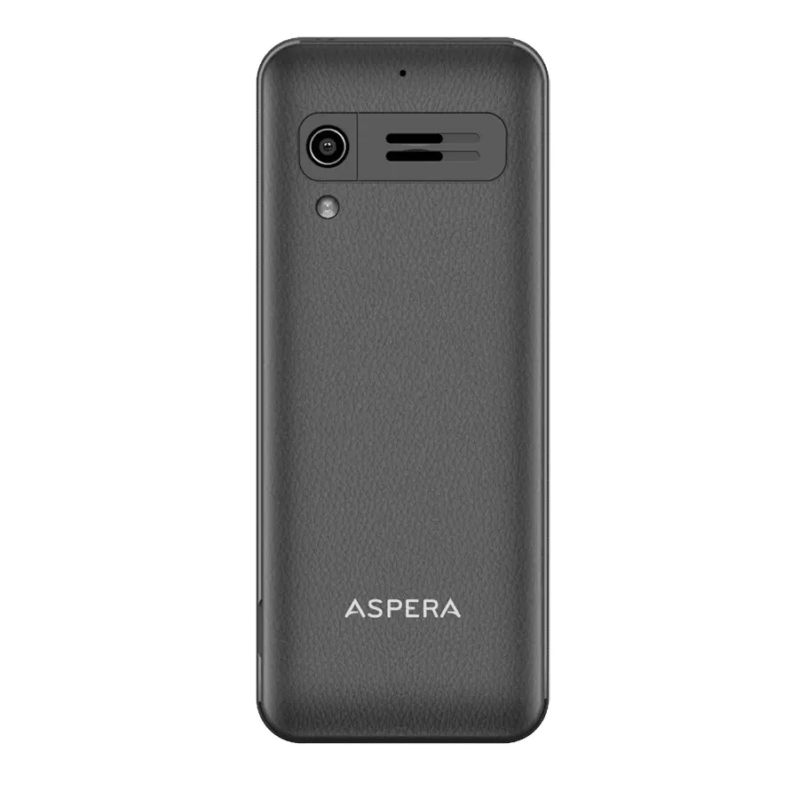 Aspera F48 (2.4'', 128MB, Big Button Keypad) Senior Friendly - Black/Grey