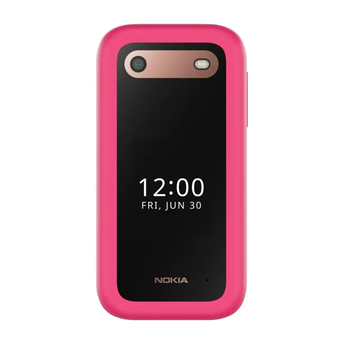 Nokia 2660 Dual SIM 4G FLIP BIG Button Phone Unlocked - Pink