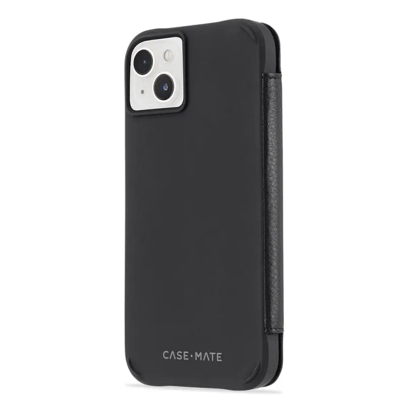 Case-Mate Wallet Folio Case with MagSafe For iPhone 14 Plus (6.7") - Black