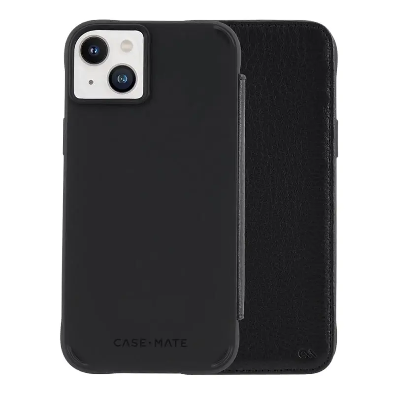 Case-Mate Wallet Folio Case - MagSafe For iPhone 14 Plus (6.7") - Black