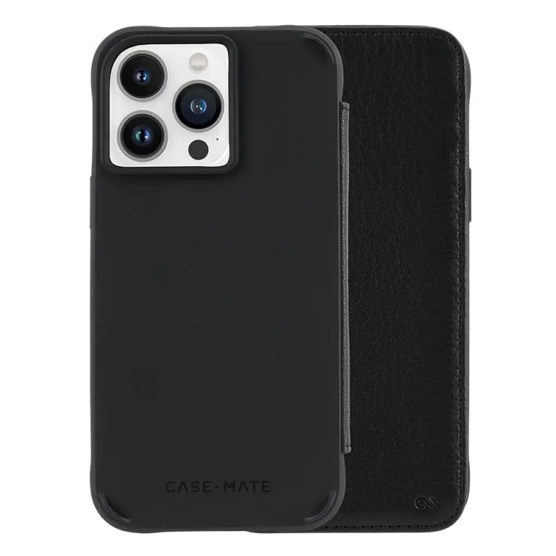 Case-Mate Wallet Folio Case MagSafe for iPhone 14 Pro Max - Black