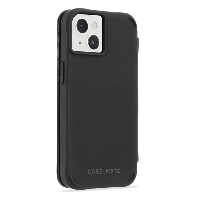 Case-Mate Tough Wallet Folio Case with MagSafe For iPhone 14 / iPhone 13 - Black