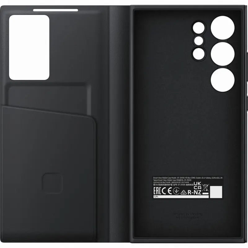 Samsung Smart View Wallet Case for Galaxy S24 Ultra - Black