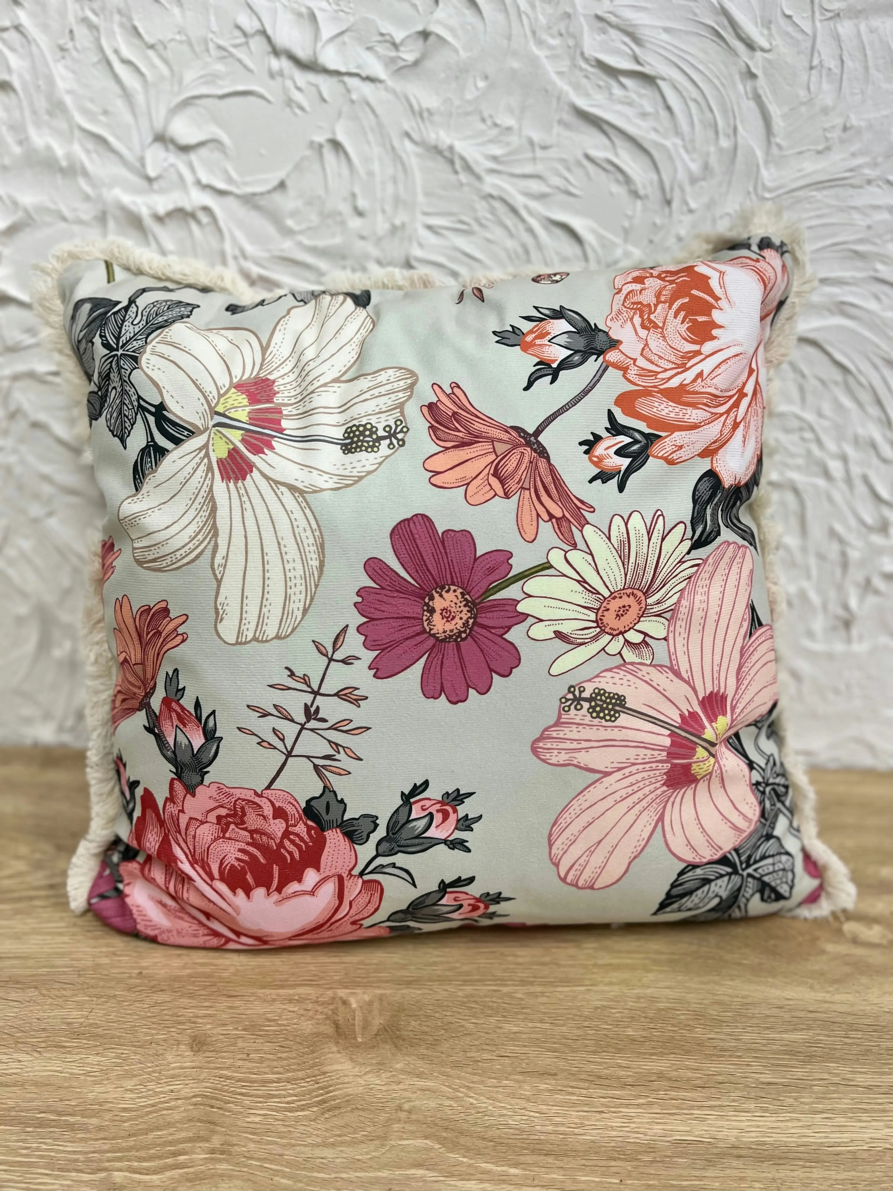 Cecily Fleur Floral Cushion 50 x 50cm