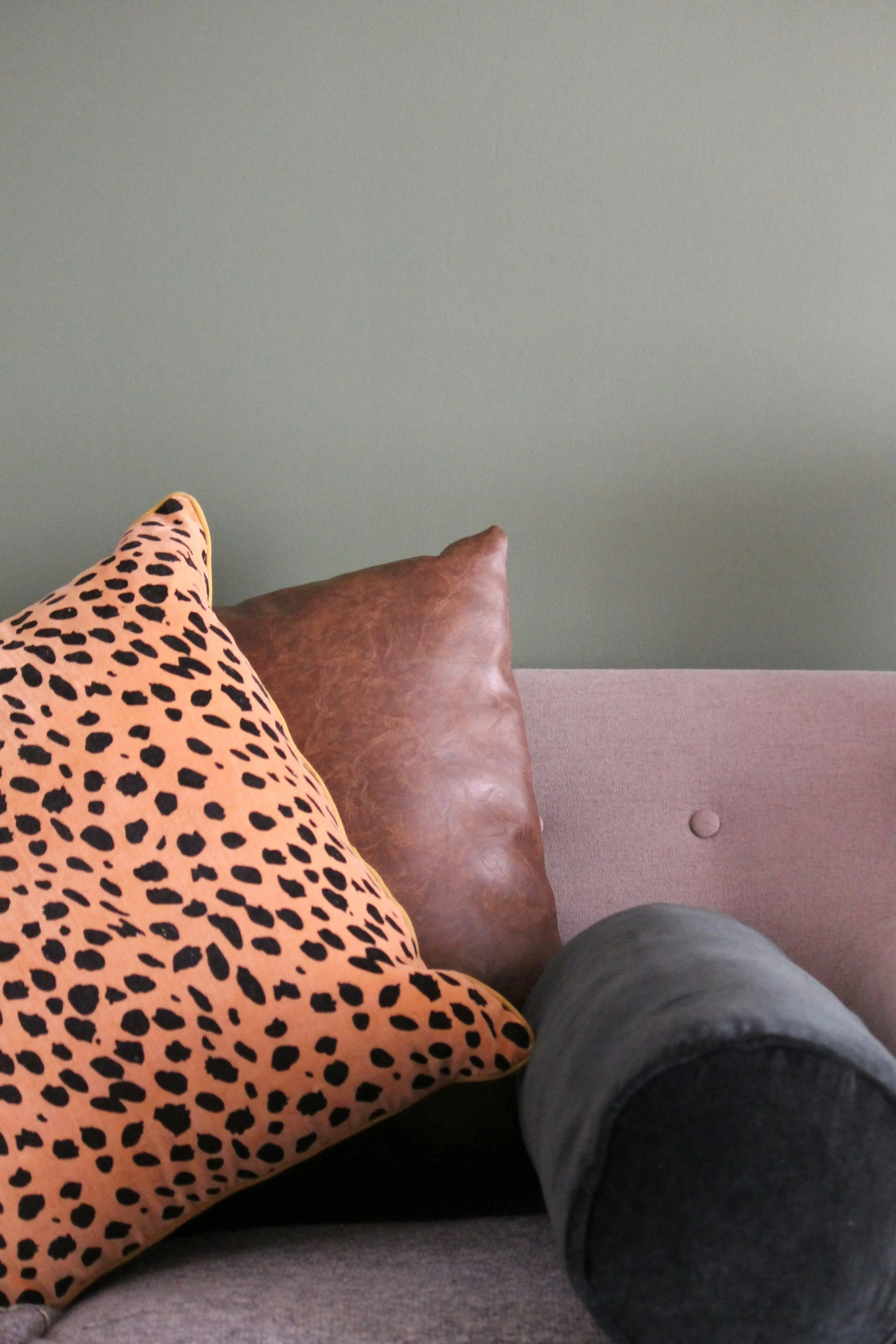 Leopard Velvet Cushion 50 x 50cm