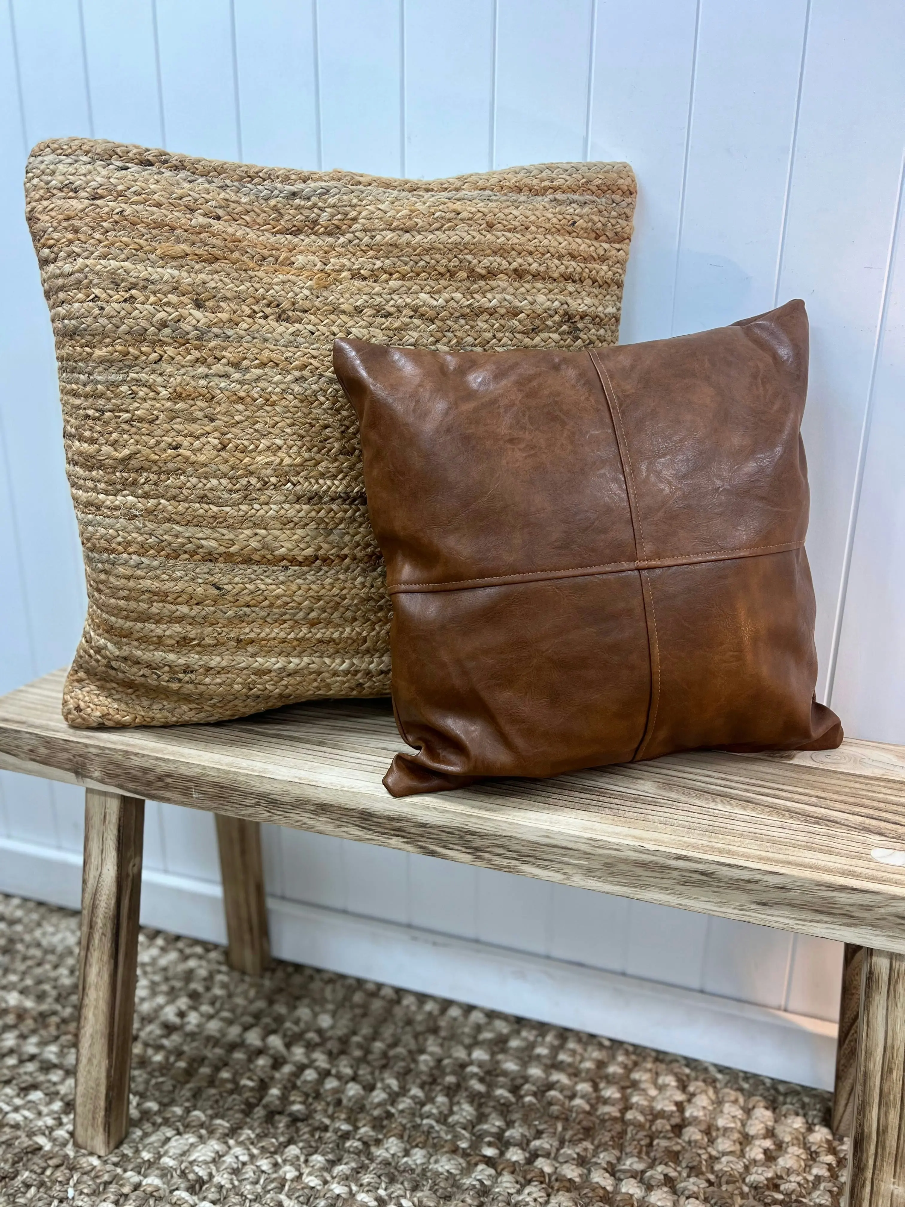 Natalia Jute Cushion With Fill